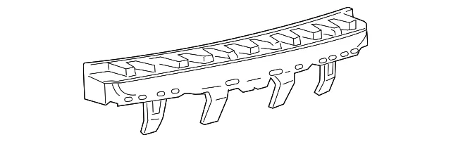 Bumper Impact Absorber - Mazda (ZZC1-50-311)