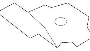 Radiator Support Panel Reinforcement - Mazda (N243-53-130)