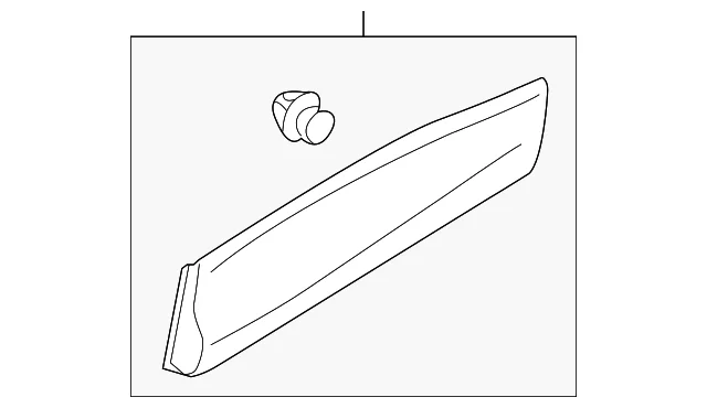 Lower Molding - Mazda (KPG2-51-RDX-SY)