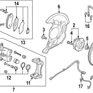 ABS Sensor - Mazda (DN4J-43-70X)