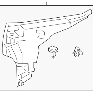 Upper Trim - Mazda (GHK1-68-250D-02)