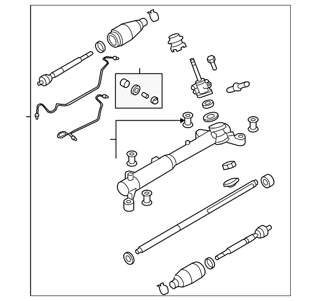 Steering Gear - Mazda (EG21-32-110R-0J)