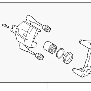 Caliper Assembly - Mazda (L2Z6-26-99ZA)