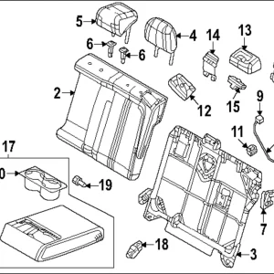 Armrest - Mazda (DN4K-88-3B0-4C)