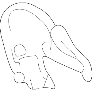Recline Cover - Mazda (B25D-88-1F4-65)