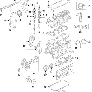 Front Cover Seal - Mazda (RF03-12-603A)