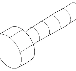 Pulley Bolt - Mazda (9979-40-614B)