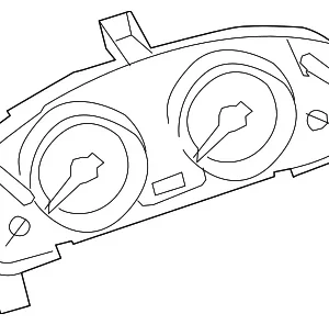 Cluster Assembly - Mazda (TK22-55-471)