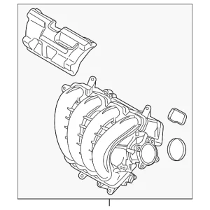Intake Manifold - Mazda (PX9R-13-100B)