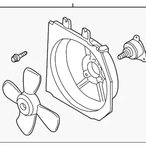 Fan Assembly - Mazda (ZL01-15-025C)