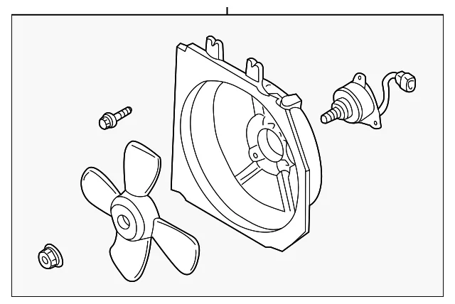 Fan Assembly - Mazda (ZL04-15-025C)