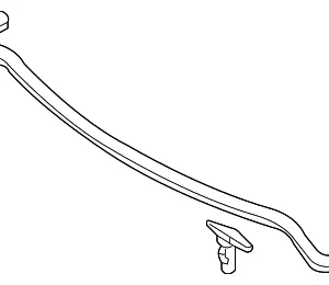 Rear Weather-Strip - Mazda (TD11-56-760B)