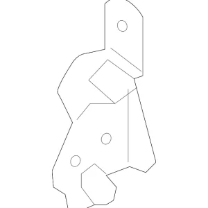 Lower Hinge - Mazda (D461-72-240B)