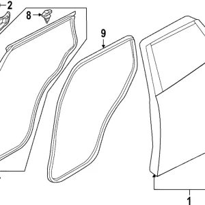 Door Shell - Mazda (VAY0-72-02XB)