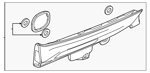 Backup Lamp - Mazda (KMV6-51-3G0A)