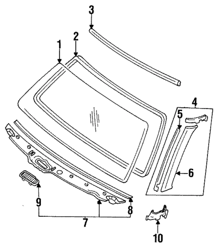 Windshield - Mazda (LA01-63-901D)
