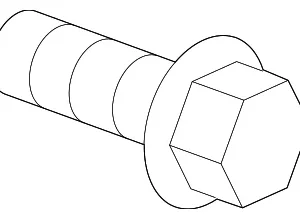 Mount Bracket Bolt - Mazda (9YA0-2A-035)