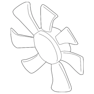 Fan Blade - Mazda (AJ52-15-140)