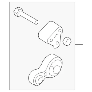 Rear Mount Assembly - Mazda (GS4H-39-04XD)