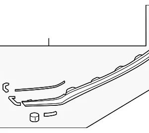 Molding - Mazda (TK48-50-85ZA)