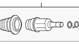 Inner Joint Assembly - Mazda (RD03-22-520)