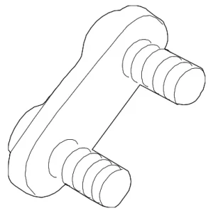 Trailer Hitch Bolt Plate - Mazda (9XG0-57-129L)
