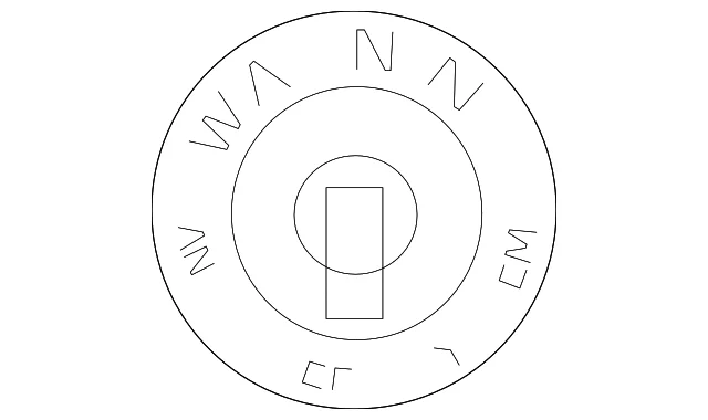 Anti-Theft Label - Mazda (FE01-69-C31B)