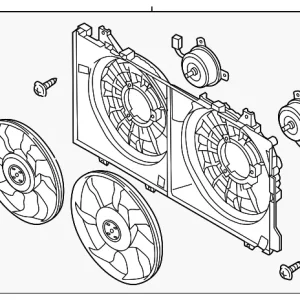 Fan Assembly - Mazda (PEAR-15-025)