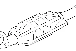 Catalytic Converter - Mazda (L505-20-55XD)