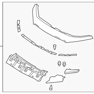 Upper Grille - Mazda (BDTS-50-7E0B-2M)