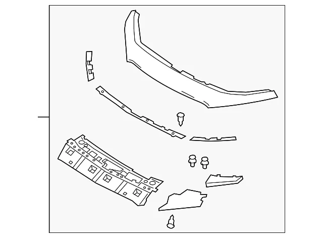 Upper Grille - Mazda (BDTS-50-7E0B-SY)