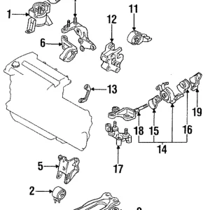 Support Bracket - Mazda (BC1F-39-090)