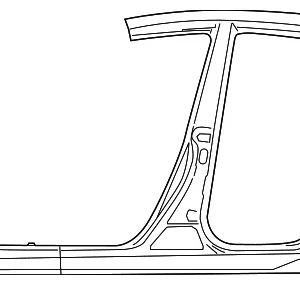 Center Pillar - Mazda (GSYL-70-271A)