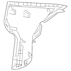 Upper Quarter Trim - Mazda (BN8V-68-250D-30)