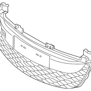 Bumper Grille - Mazda (DR61-50-1T1C)