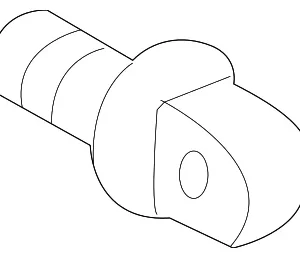 Power Steering Pump Adjust Bolt - Mazda (B366-15-966C)