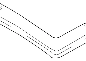 Weatherstrip - Mazda (GE4V-69-825)