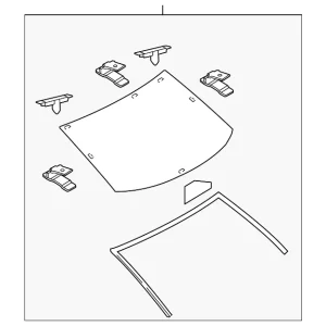 Back Glass - Mazda (BGV9-63-930)
