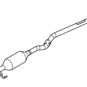 Converter & Pipe - Mazda (PYE6-20-55XA)