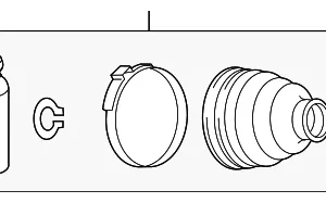 Inner Boot - Mazda (GD68-22-540)