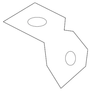 Frame Rear Bracket - Mazda (GJ6R-69-842A)