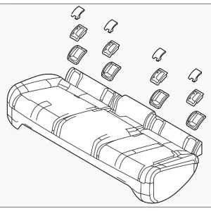 Cushion Assembly - Mazda (DDAJ-57-200-39)