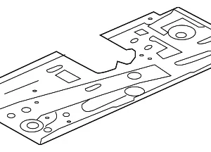 Front Floor Pan - Mazda (GHY1-54-60XA)