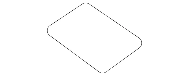Rear Spoiler Insulator - Mazda (VA56-51-979)