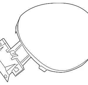 Fuel Door - Mazda (NE52-42-410B)