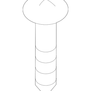 Side Camera Screw - Mazda (9986-80-410)