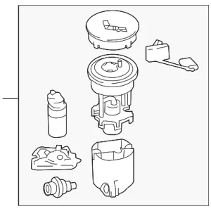 Fuel Pump Assembly - Mazda (ZYE9-13-35XB)