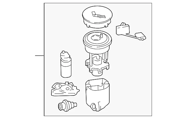 Fuel Pump Assembly - Mazda (ZYE9-13-35XB)