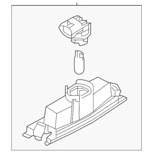 License Lamp - Mazda (D50E-51-270)