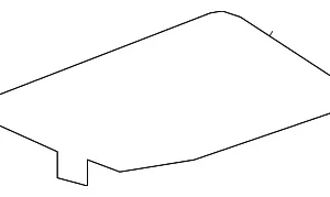 Outer Grille - Mazda (BBM4-60-161A-02)